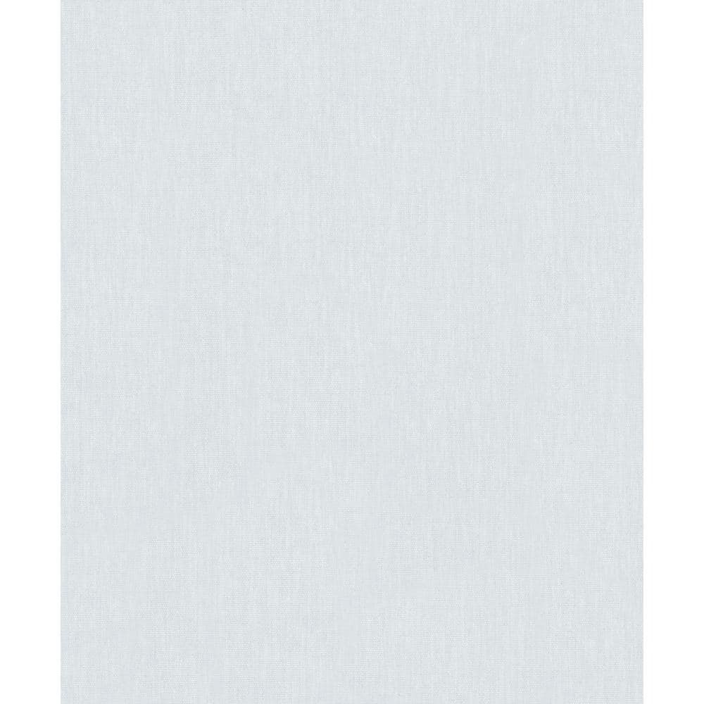 Plain Linen Texture Effect Light Blue Matte Finish Vinyl on Non-Woven Non-P