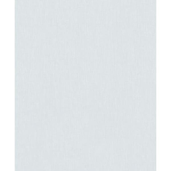 Unbranded Plain Linen Texture Effect Light Blue Matte Finish Vinyl on Non-Woven Non-Pasted Wallpaper Roll