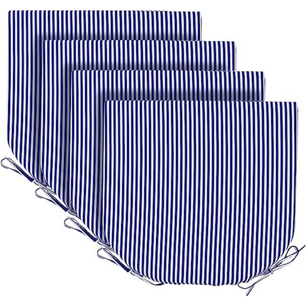 Outdoor Throw Pillow Set of 4 Chair Cushions for Patio Furniture - Round Co