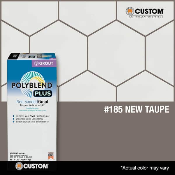 Polyblend Plus #185 New Taupe 10 lb. Unsanded Grout