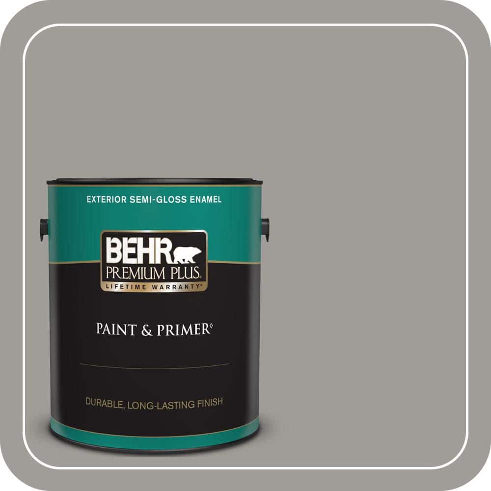 1 gal. #BNC-17 Casual Gray Semi-Gloss Enamel Exterior Paint & Primer price history on PriceWatchPro