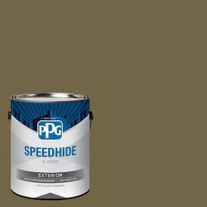 1 gal. PPG1112-7 Olive Satin Exterior Paint