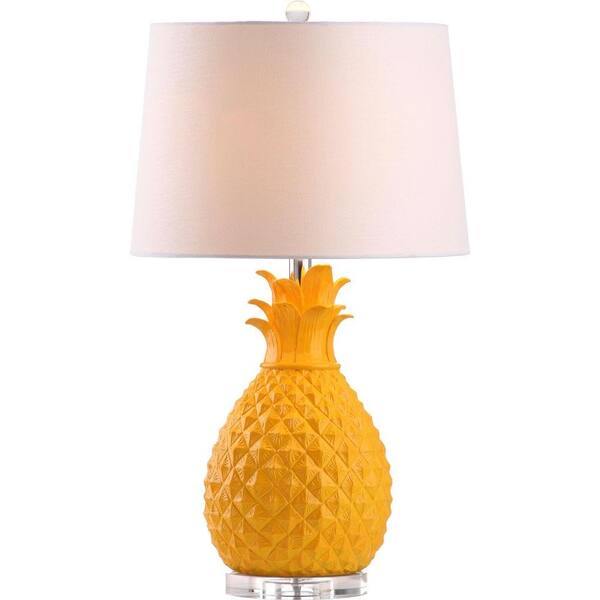 yellow pineapple table lamp