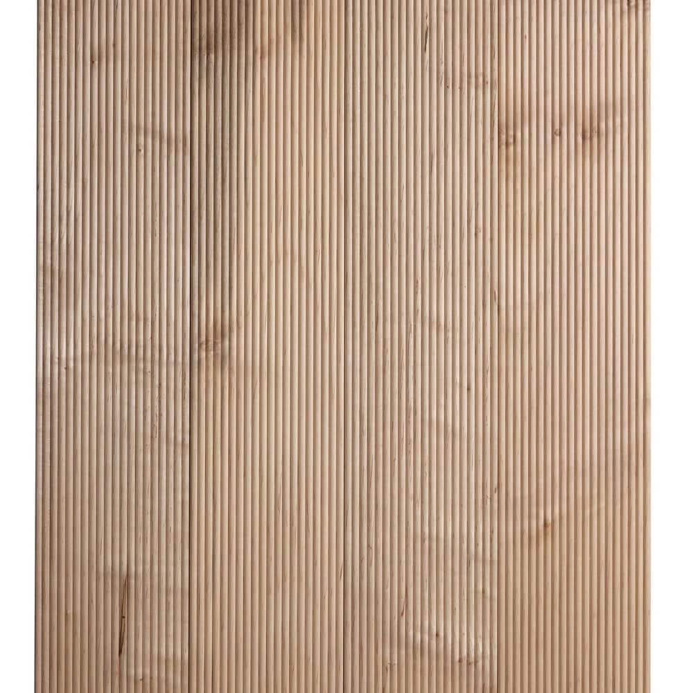 47.5" Unfinished Ambrosia Maple Reeded Panel Moulding