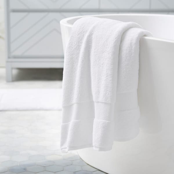 Home Decorators Collection Turkish Cotton Ultra Soft White Wash Cloth  NHV-8-0615 WW - The Home Depot