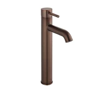 Ivy Single-Handle High-Arc Single-Hole Bathroom Faucet in Oil Rubbed Bronze