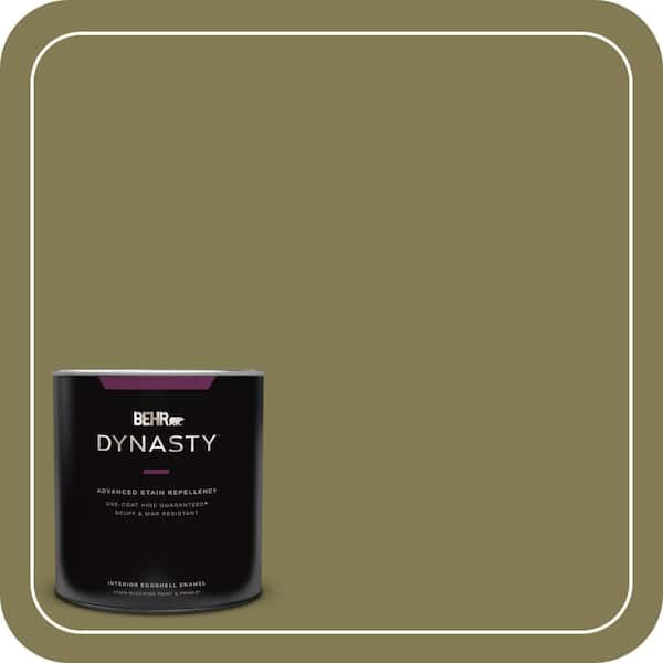 BEHR DYNASTY 1 qt. Home Decorators Collection #HDC-AC-16A Fern Grove Eggshell Enamel Interior Stain-Blocking Paint & Primer