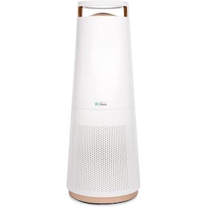 Aaira Plus HEPA 459 sq. ft. HEPA-True Tower Air Purifier in White with HOCI Technology WiFi-Enabled