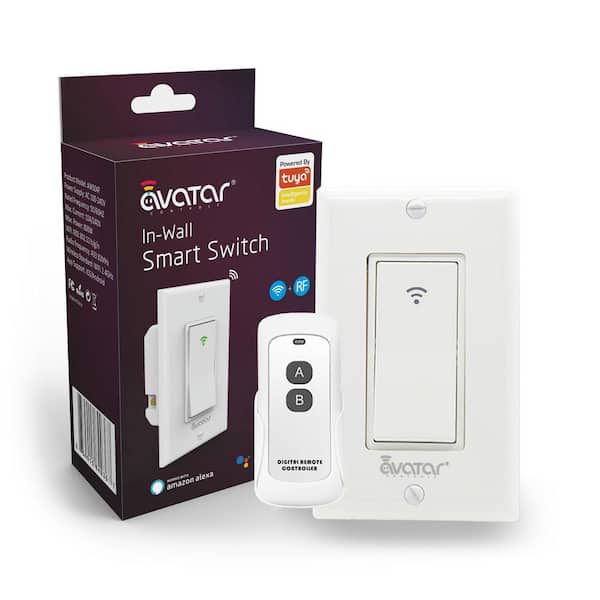 WiFi Smart Home Wall Light Remote Control Switch Timer for 1Gang Automation Box 