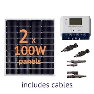 100W Solar Panel +1500W Inverter +30/60A Controller Kit Flexible Solar  Charger Panel Module