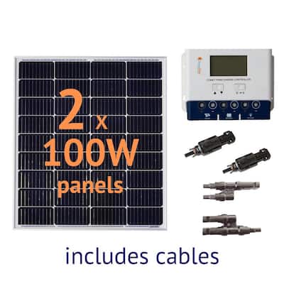 200-Watt Off-Grid Solar Panel Kit