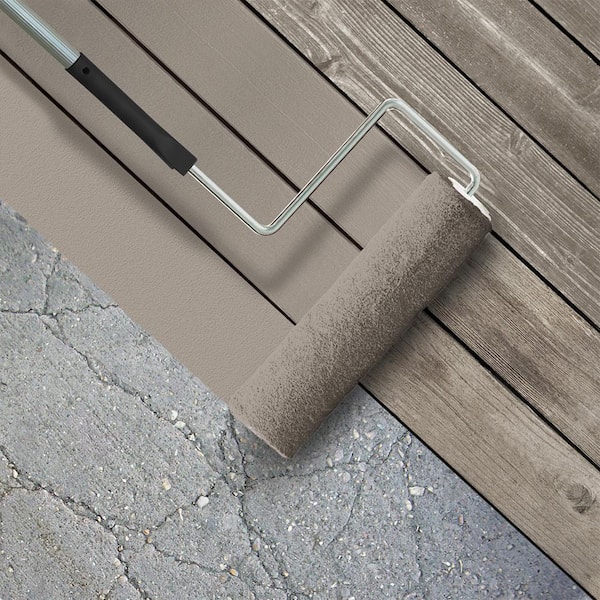 5 gal. #N200-4 Rustic Taupe Low-Lustre Enamel Interior/Exterior Porch and Patio Floor Paint