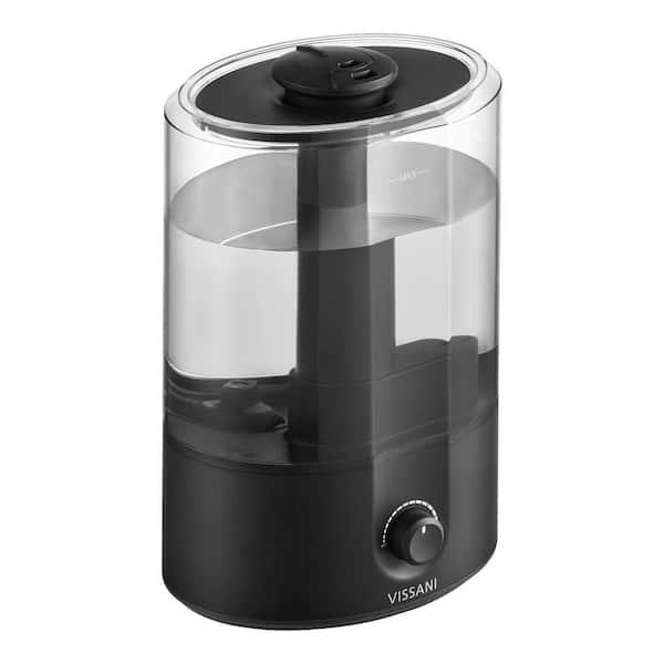 【新品未使用】大型超音波加湿器 ULTRASONIC HUMIDIFIER Vissani 1 Gal. Ultrasonic Humidifier 360° Turning Dual Nozzle Cool
