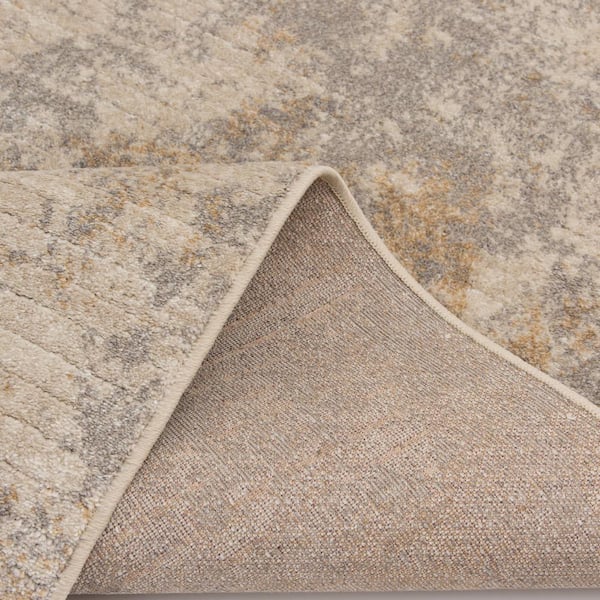 Home Decorators Collection Non Slip Hard Surface Beige 2 ft. x 8 ft. Dual Surface Non-Slip Rug Pad