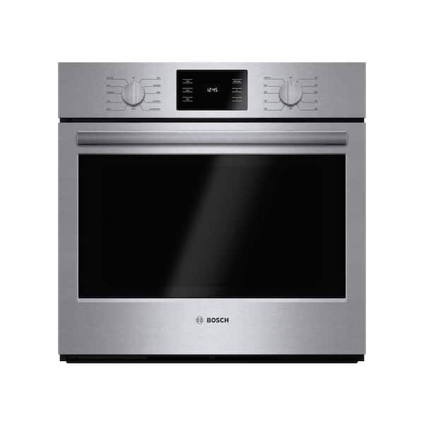 Bosch 500 Series 30 in. Built-In Single Electric Wall Oven with European Convection and Self-Cleaning in Stainless Steel