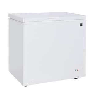 7.0 cu. ft. Manual Defrost Chest Freezer in white