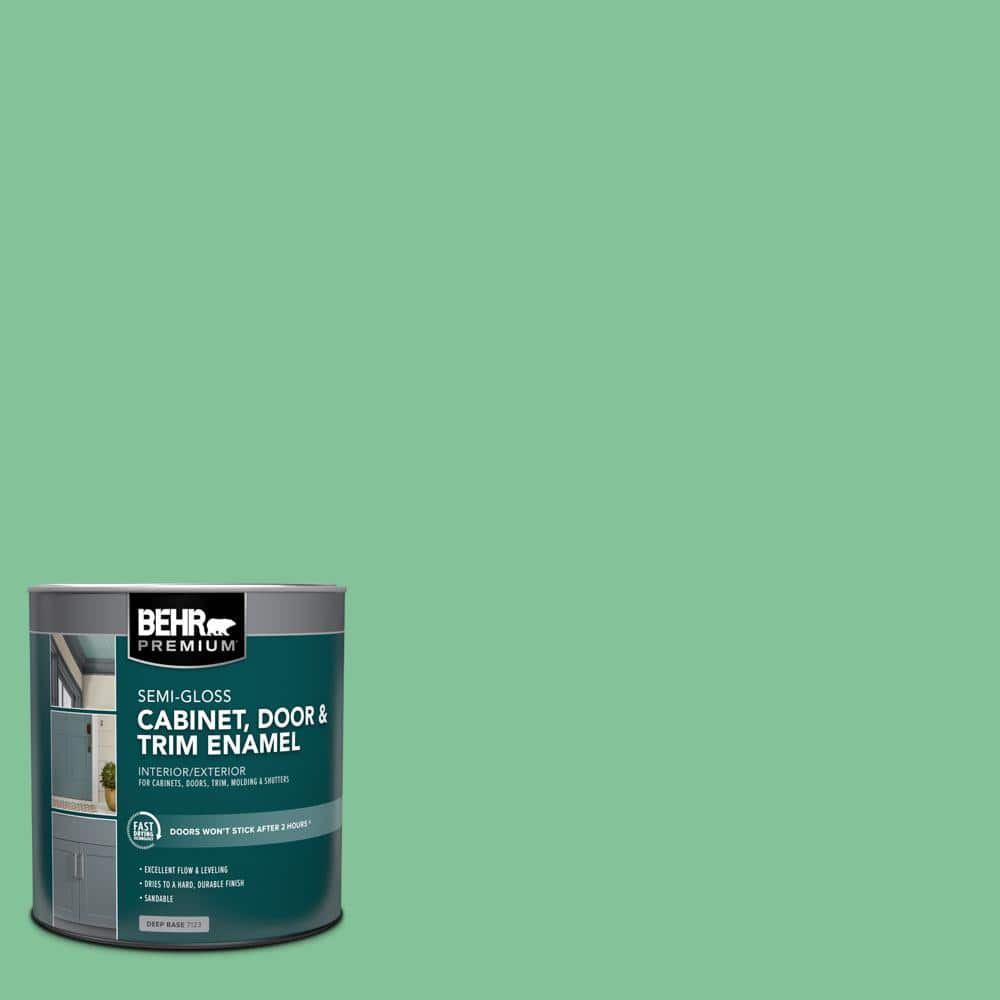 1 qt. #P410-4 Willow Hedge Semi-Gloss Enamel Interior/Exterior Cabinet, Door & Trim Paint price history on PriceWatchPro