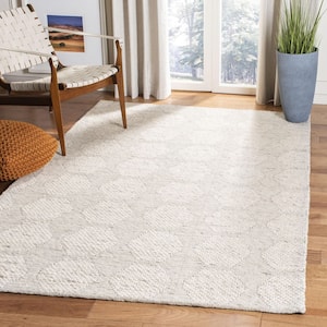 Marbella Beige 4 ft. x 6 ft. Abstract Geometric Area Rug