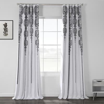 Unlined Black Curtains Window, Curtains At Home Depot