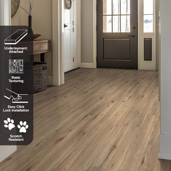 Reviews for TrafficMaster Edwards Oak 6 MIL x 6 in. W x 36 in. L