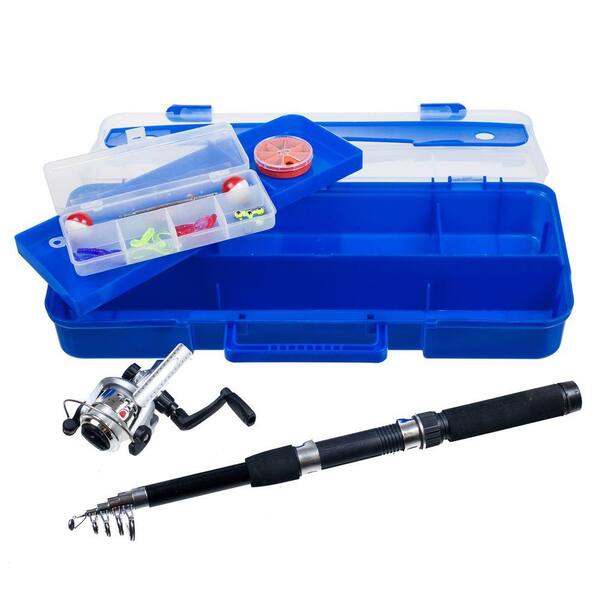 Gone Fishing Telescopic Rod Set with Tackle Box
