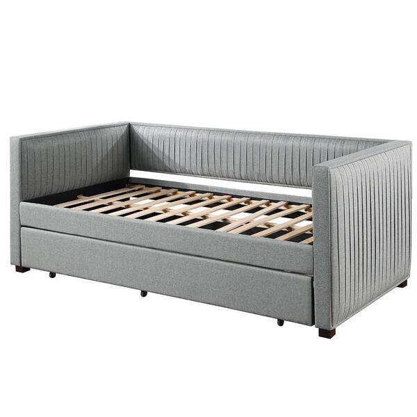 Acme Furniture Danyl Gray Twin Daybed with Trundle BD00954 The Home Depot
