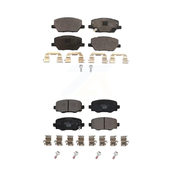 TEC Front Rear Ceramic Brake Pads Kit For Jeep Renegade Fiat 500X KTC-100533