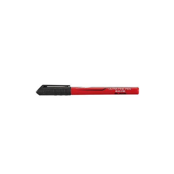 thumbnail image 2 of Milwaukee Inkzall Fine Point Black Permanent Markers – 4-Pack, Jobsite Grade (48-22-3104) 2 of 4