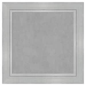 Romano Silver 31 in. x 31 in Framed Magnetic Board