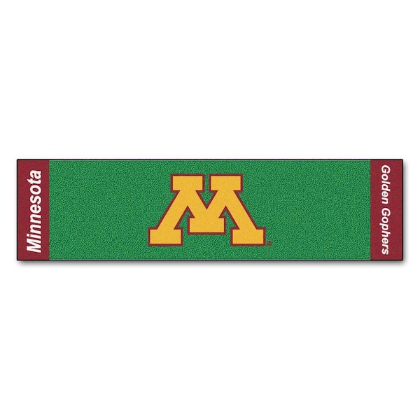 FANMATS NCAA University of Minnesota 1 ft. 6 in. x 6 ft. Indoor 1-Hole Golf Practice Putting Green