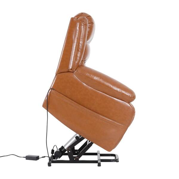 MAYKOOSH Caramel Deluxe Adjustable Power Lift Recliner Chair for