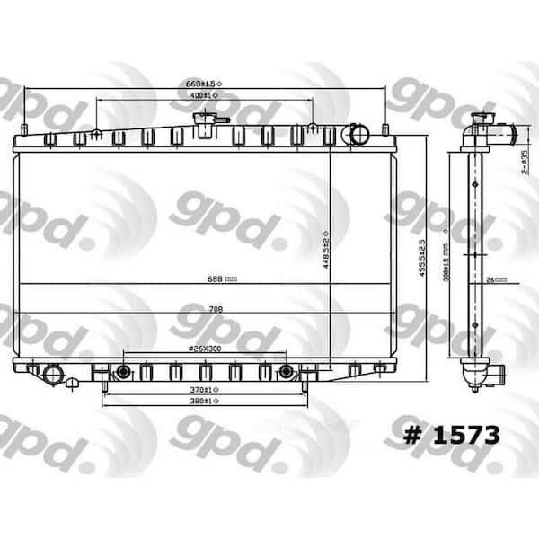 1999 nissan altima radiator