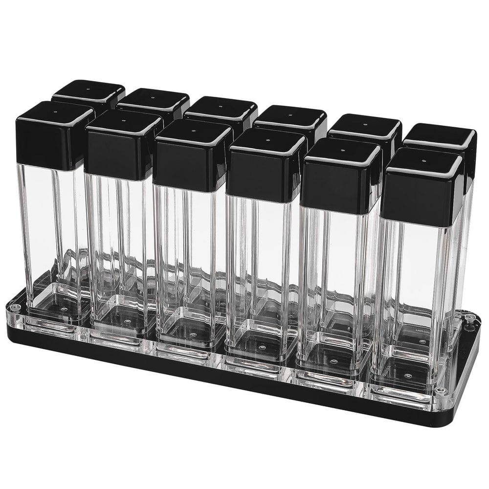 12 Tubes Coffee Bean Cellars with Stand & Hopper, Polycarbonate Single Dose Coffee Bean Vaults, Capacity 25-28g price history on PriceWatchPro