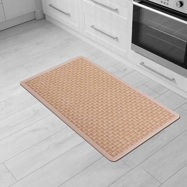 GelPro NewLife Designer Grasscloth Khaki 20 in. x 32 in. Anti-Fatigue  Comfort Mat 106-23-2032-5 - The Home Depot