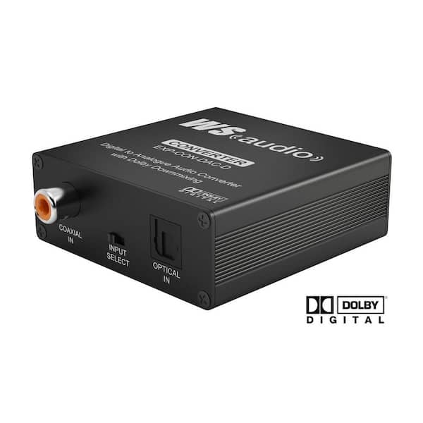 WyreStorm Express Digital to Analogue Audio Converter with Dolby Down Mix