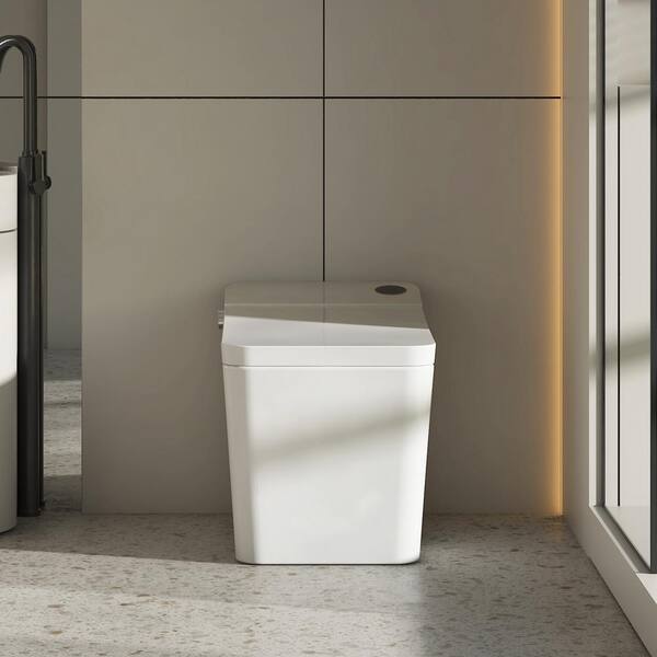 MEDUNJESS H-G Elongated Smart Toilet 1.34 GPF with Auto Features & Heated Seat