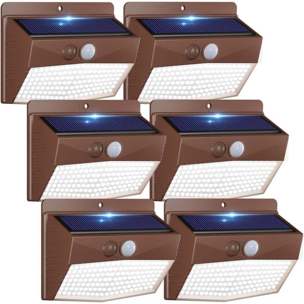 Brown Solar LED Motion Sensor Pathway Lights Multipack