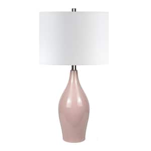 Bella 28-1/2 in. Pink Table Lamp