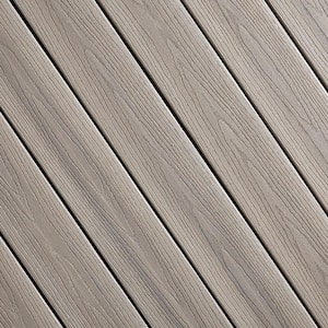Good Life 1 in. x 5-1/4 in. x 1 ft. Cabana Grooved Edge Capped Composite Decking Board Sample