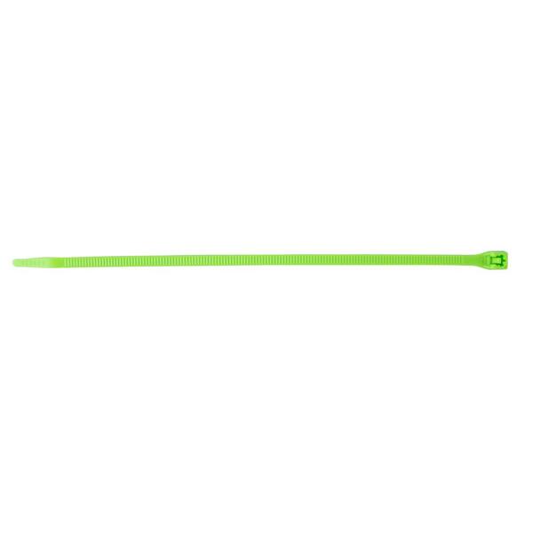 Gardner Bender 8 in. Cable Tie Fluorescent Green 75 lb. 20-Pack (Case of 10)