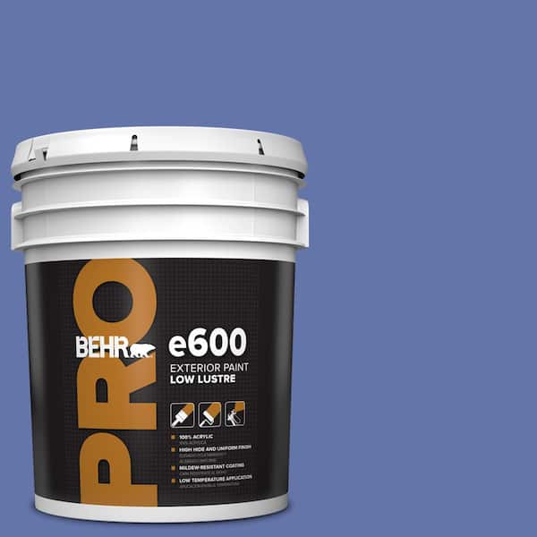 BEHR PRO 5 gal. #600B-6 Sudden Sapphire Low Luster Exterior Paint