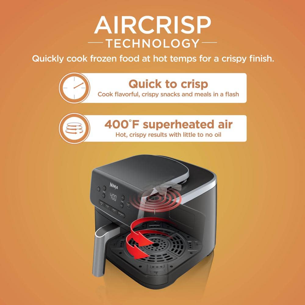 Ninja 5 QT Black Electric Air Fryer Pro with 4 Cooking Functions