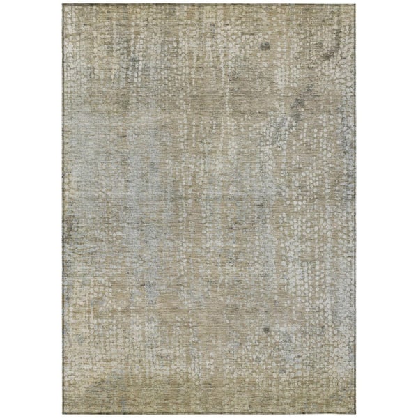 Addison Rugs Chantille Machine Washable Indoor/Outdoor Abstract ACN2087 Beige 3 ft. x 5 ft. Area Rug