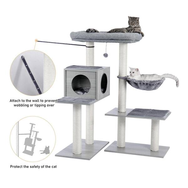 cat castle scratching post
