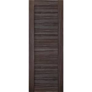 Ermi 28 in. x 96 in. No Bore Gray Oak Prefinished Solid Composite Core Wood Interior Door Slab