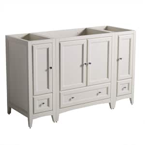 Oxford 54 in. Traditional Bathroom Vanity Cabinet in Antique White