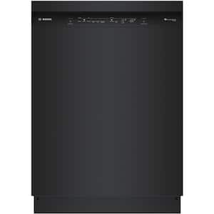 100 Series Plus 24 in. Black Front Control Tall Tub Dishwasher with Hybrid Stainless Steel Tub, 48 dBA