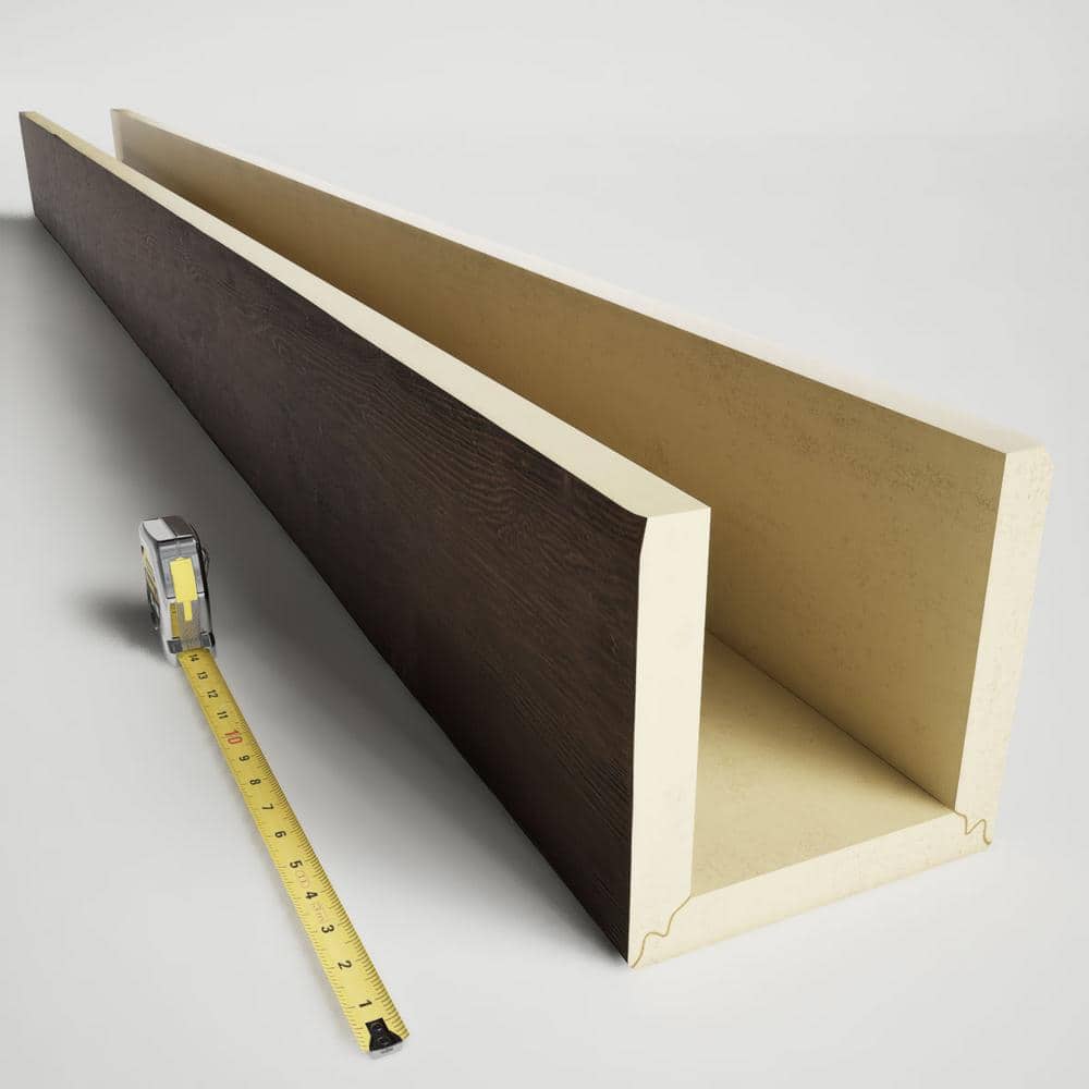Premium Aged 8' Rough Sawn Faux Wood Ceiling Beam