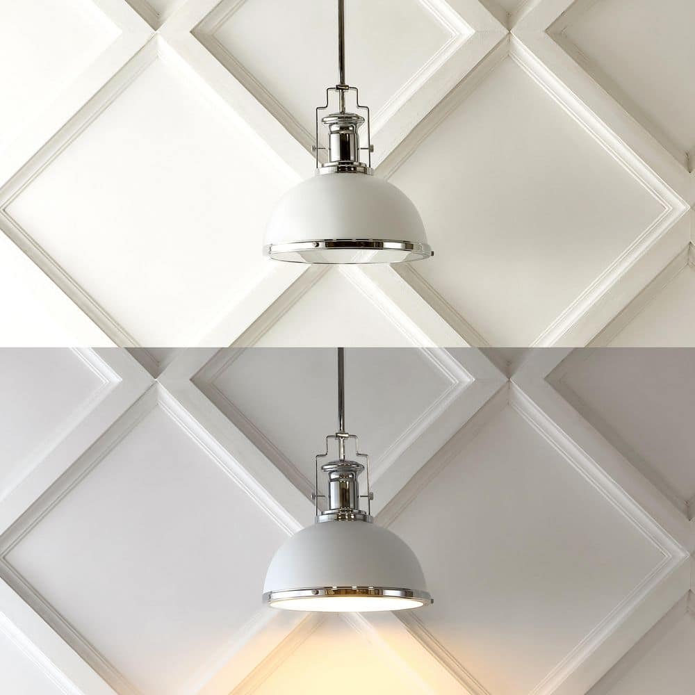 Homer 13" Chrome LED Globe Pendant Light