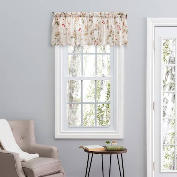 Sophia 15 in. L Polyester Crushed Taffeta Valance in Multi